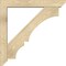 Ekena Millwork Balboa Slat Rough Sawn Bracket w/ Offset Brace, Douglas Fir, 6"W x 38"D x 38"H BKT0604X38X38BOA06RDF - alternate 3